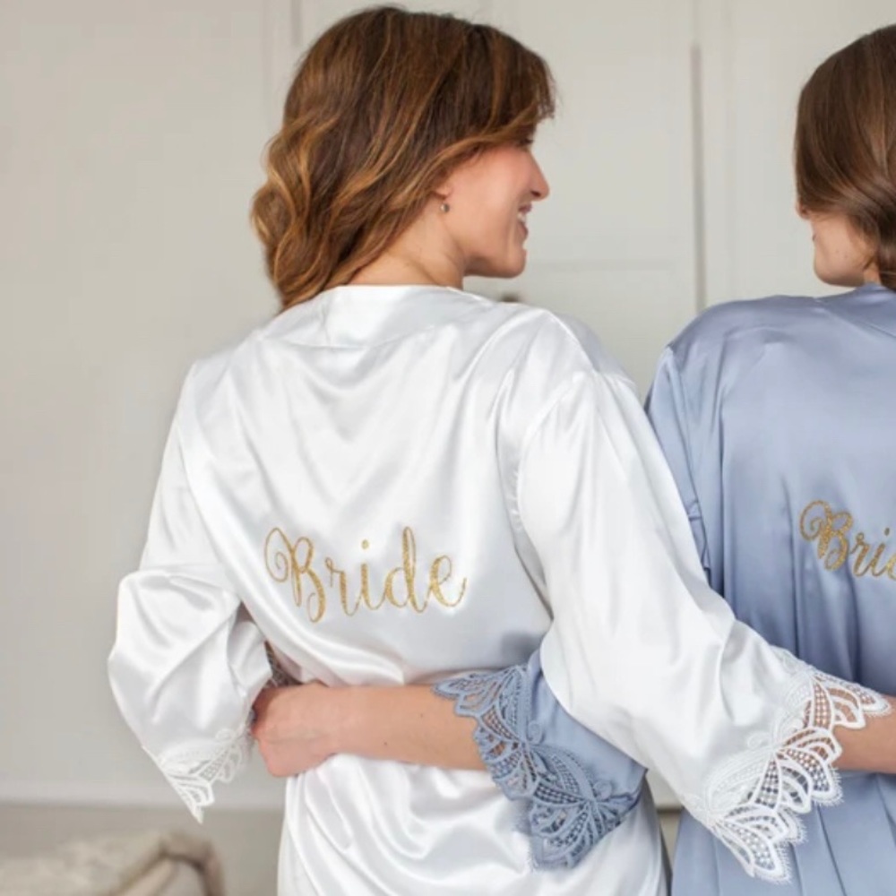 White Bridal Robe